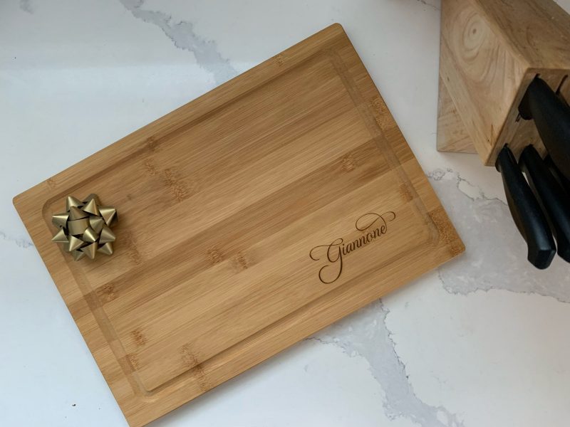 Personalized Cutting Board with Juice Groove - Image 2