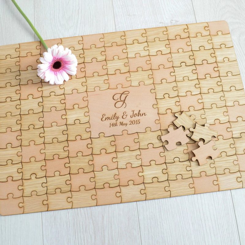 Wooden Puzzle Guest Book - Image 4