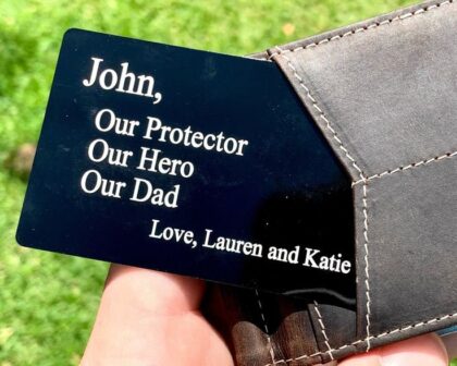 Personalized Metal Wallet Card